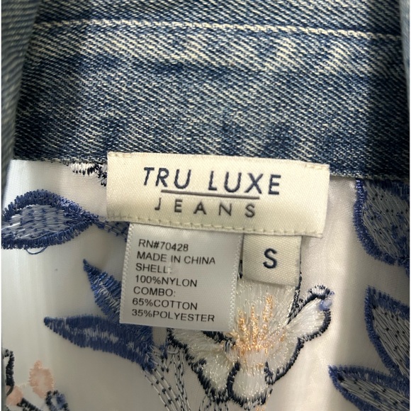NEW  TRU LUCE  Denim JEANS JACKET - Picture 10 of 14